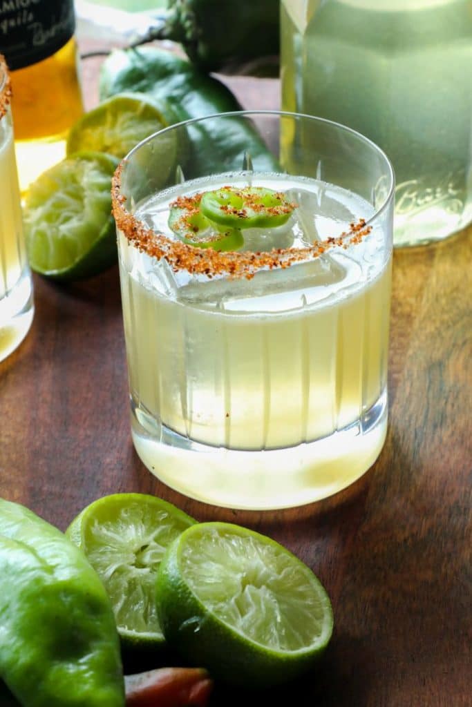 Low Carb Hatch Chili Margarita 