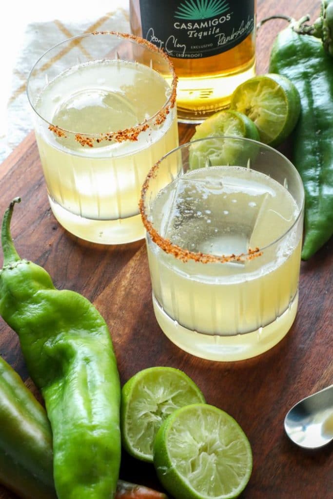Low Carb Hatch Chili Margarita