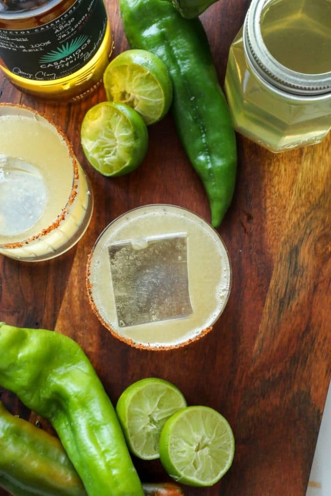Low Carb Hatch Chili Margarita