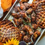 Grilled Pumpkin Spice Chicken Wings