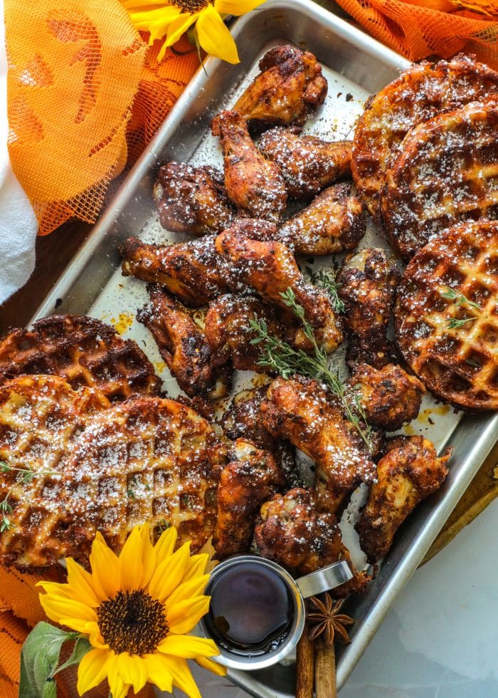 Grilled Pumpkin Spice Chicken Wings