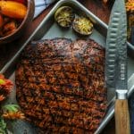 Easy Grilled Adobo Marinated Flank Steak