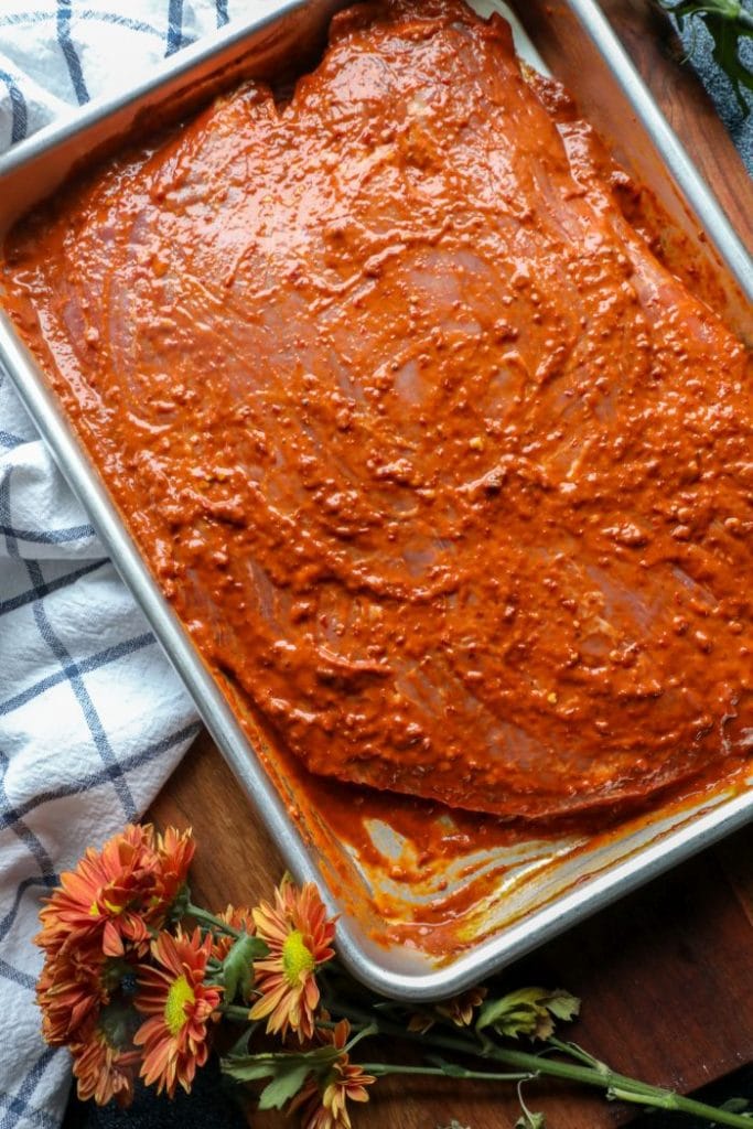 Easy Grilled Adobo Marinated Flank Steak Bonappeteach