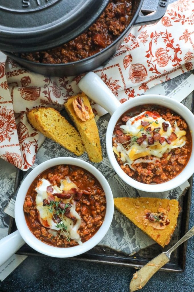 Low Carb Chipotle Pumpkin Turkey Chili