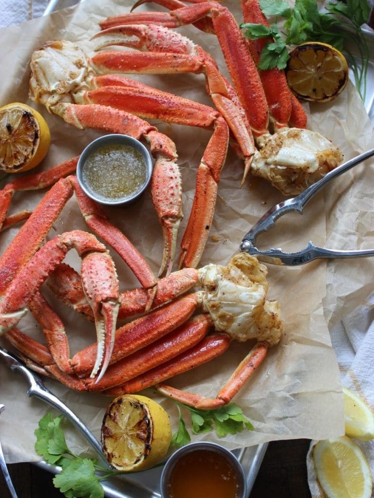 Easy 30 Minute Smoked Crab Legs