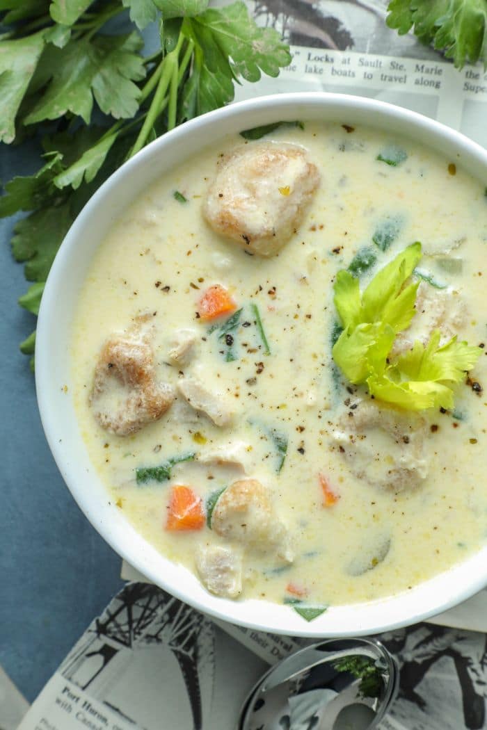 Easy Homemade Chicken Cauliflower Gnocchi Soup Bonappeteach
