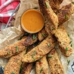 Cajun chicken tenders with the Cajun BBQ dry rub