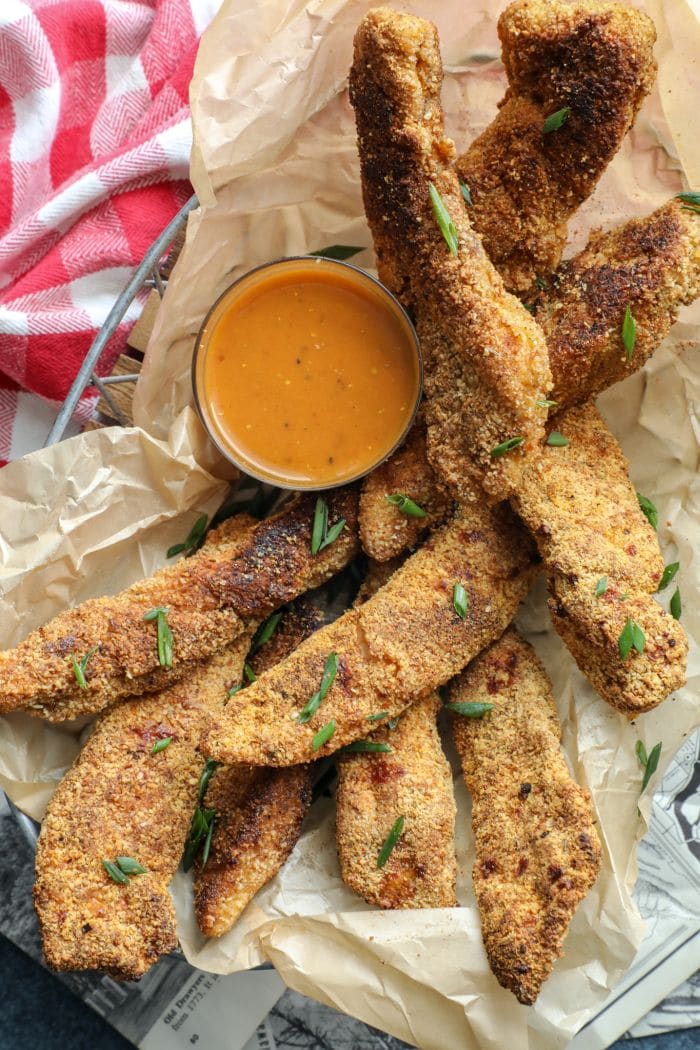 Crispy Almond Flour Cajun Chicken Tenders Bonappeteach