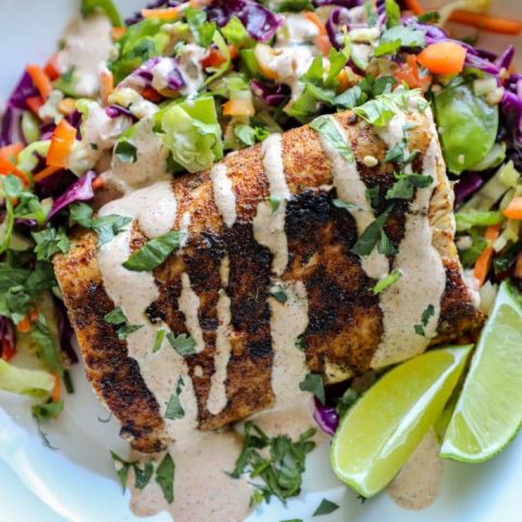 Easy Blackened Mahi Mahi Fish Taco Bowls Bonappeteach