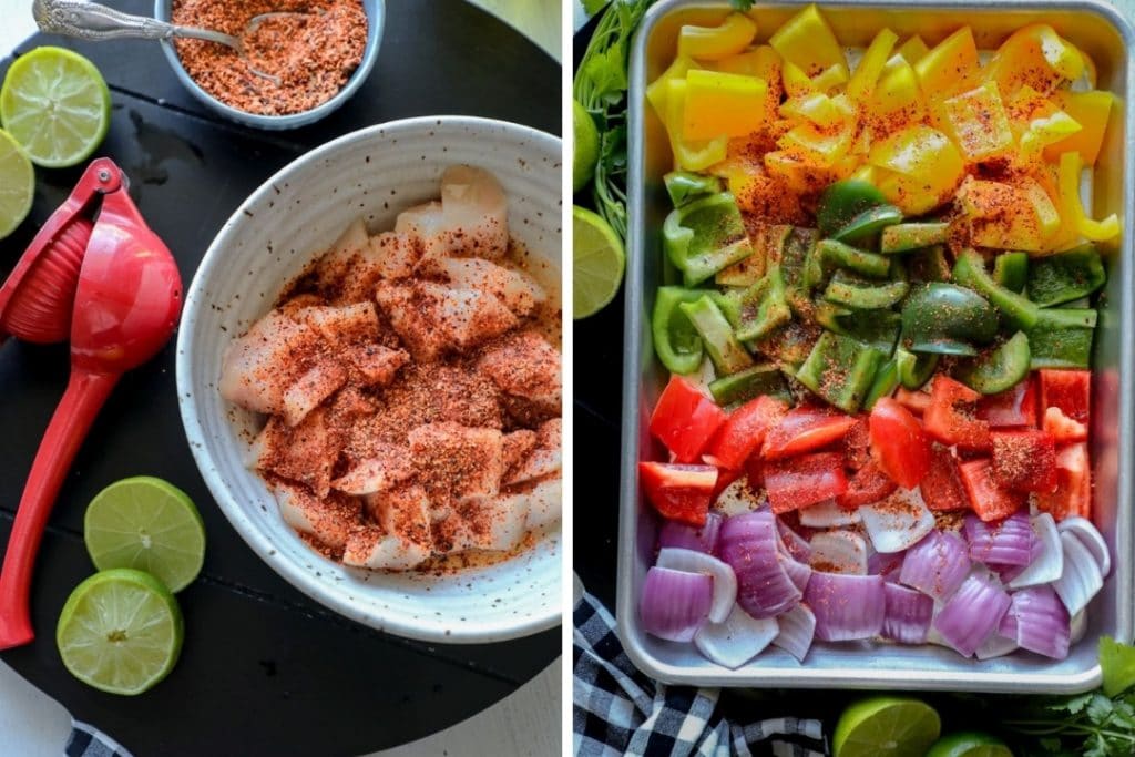 Grilled Chili Lime Chicken ingredients.