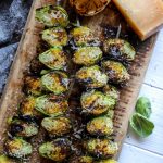 Grilled Lemon Pepper Parmesan Brussels Sprouts