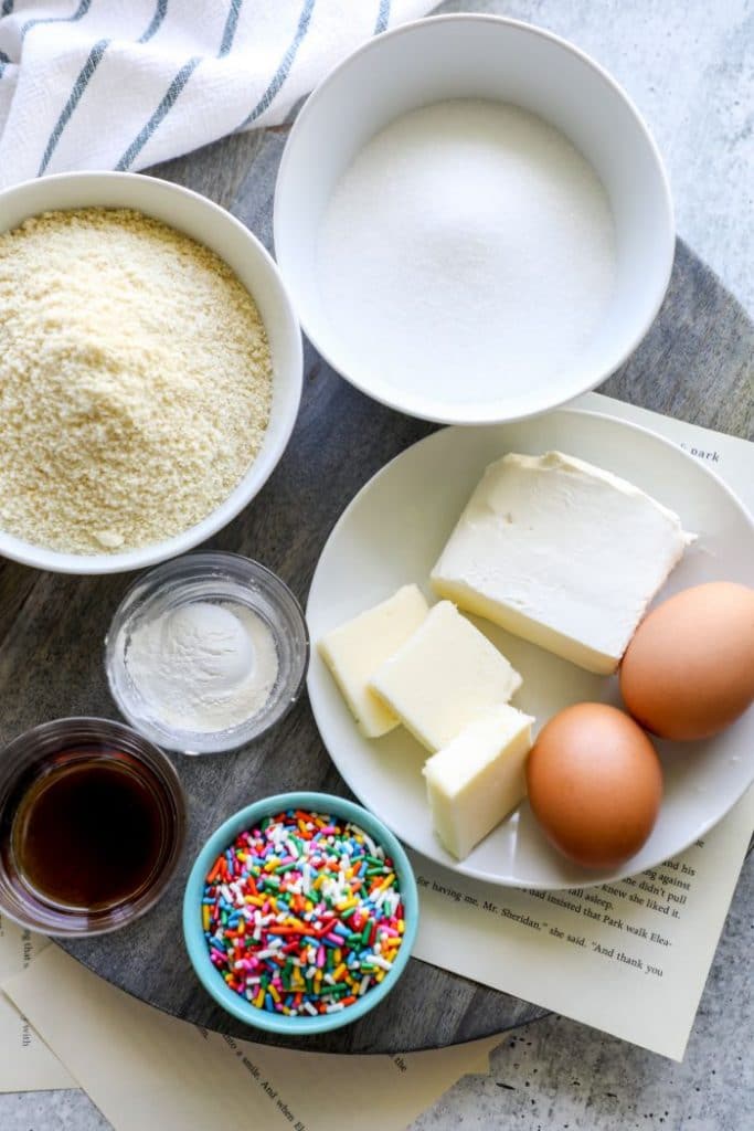 Ingredients on a table