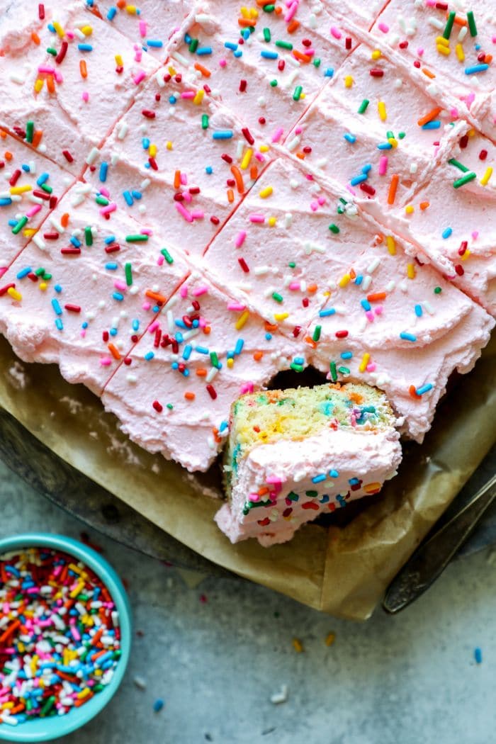 keto funfetti cookies on plate with sprinkles