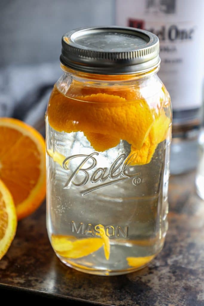 Sugar Free Triple Sec in a jar