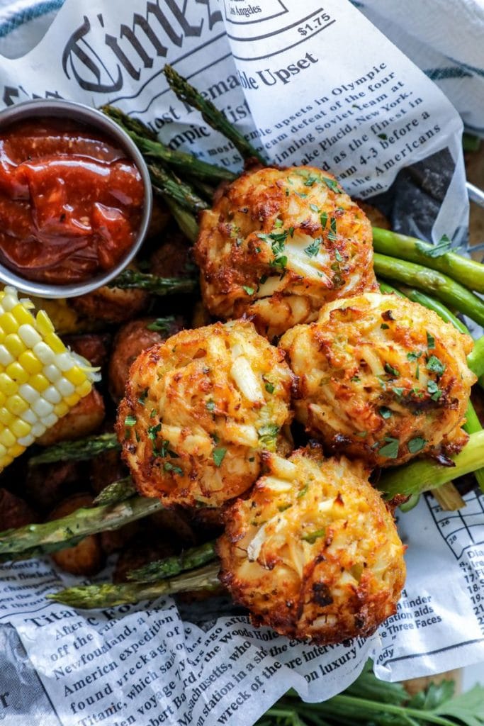 Easy Air Fryer Crab Cakes