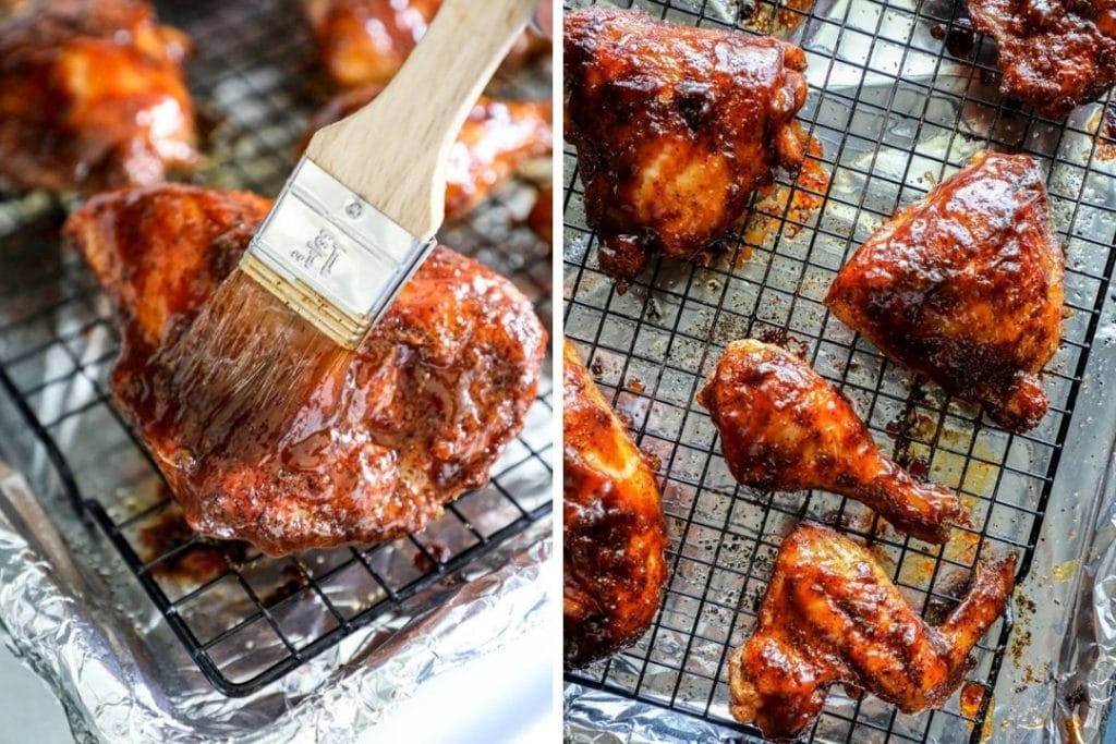 How to properly sauce your BBQ chicken