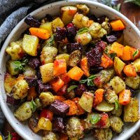 Cauliflower Gnocchi with Roasted Fall Vegetables 8