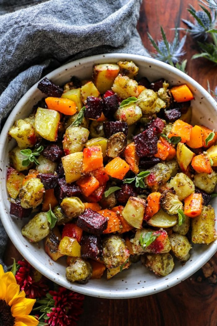 Cauliflower Gnocchi with Roasted Fall Vegetables 8