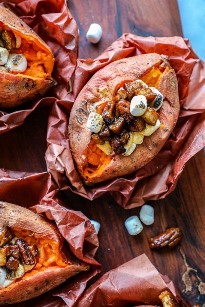 Smoked Sweet Potatoes