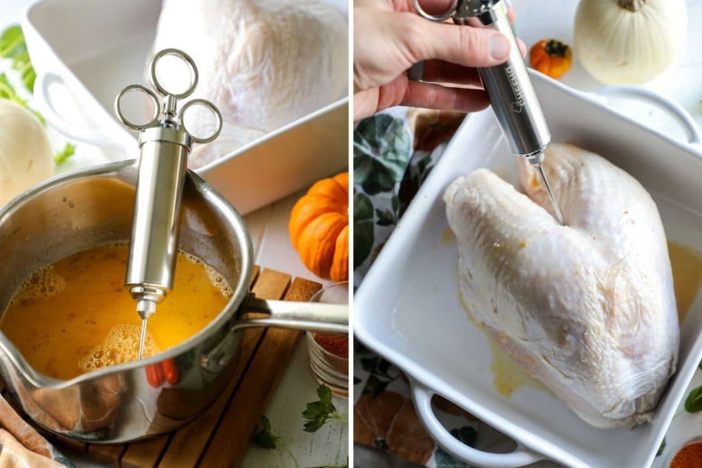 How to inject a smoked turkey