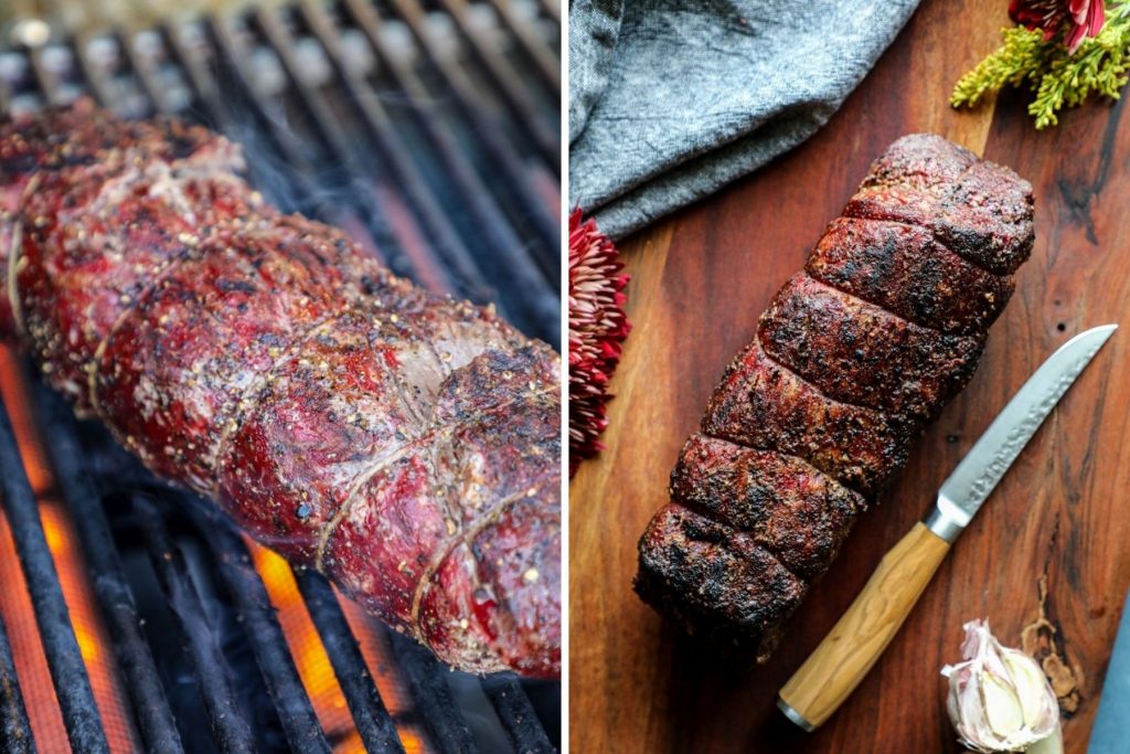 Reverse seared beef tenderloin