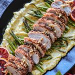 Smoked Crispy Onion Crusted Pork Tenderloin