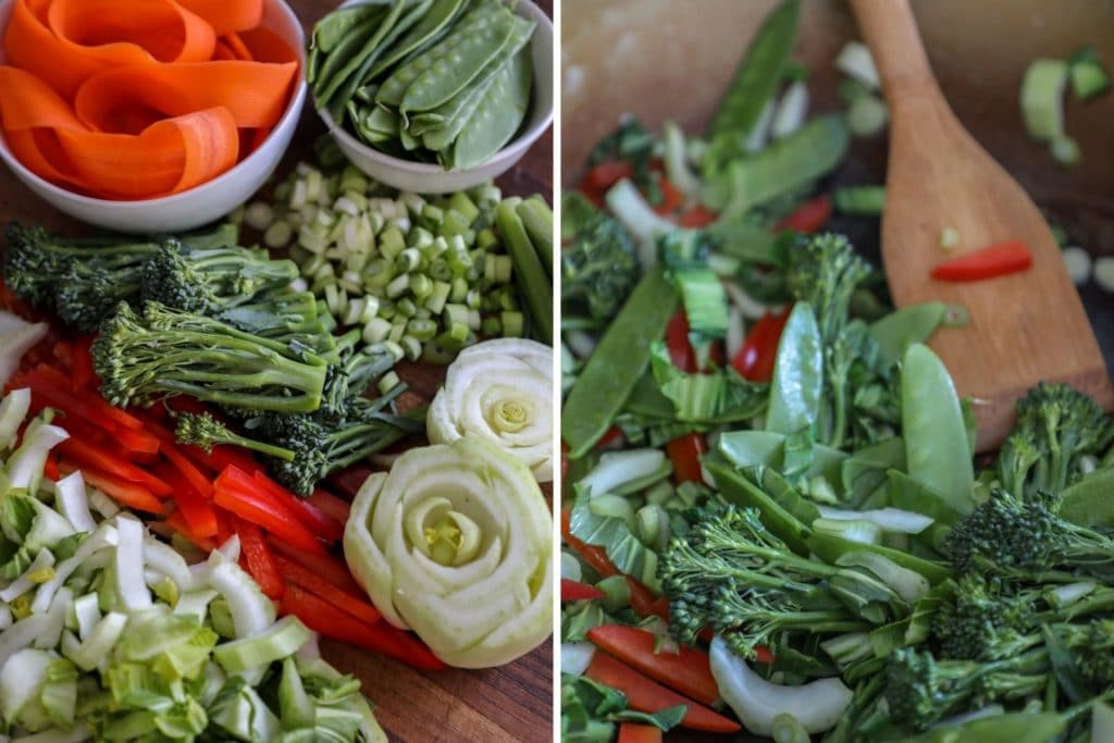 Stir fried veggies