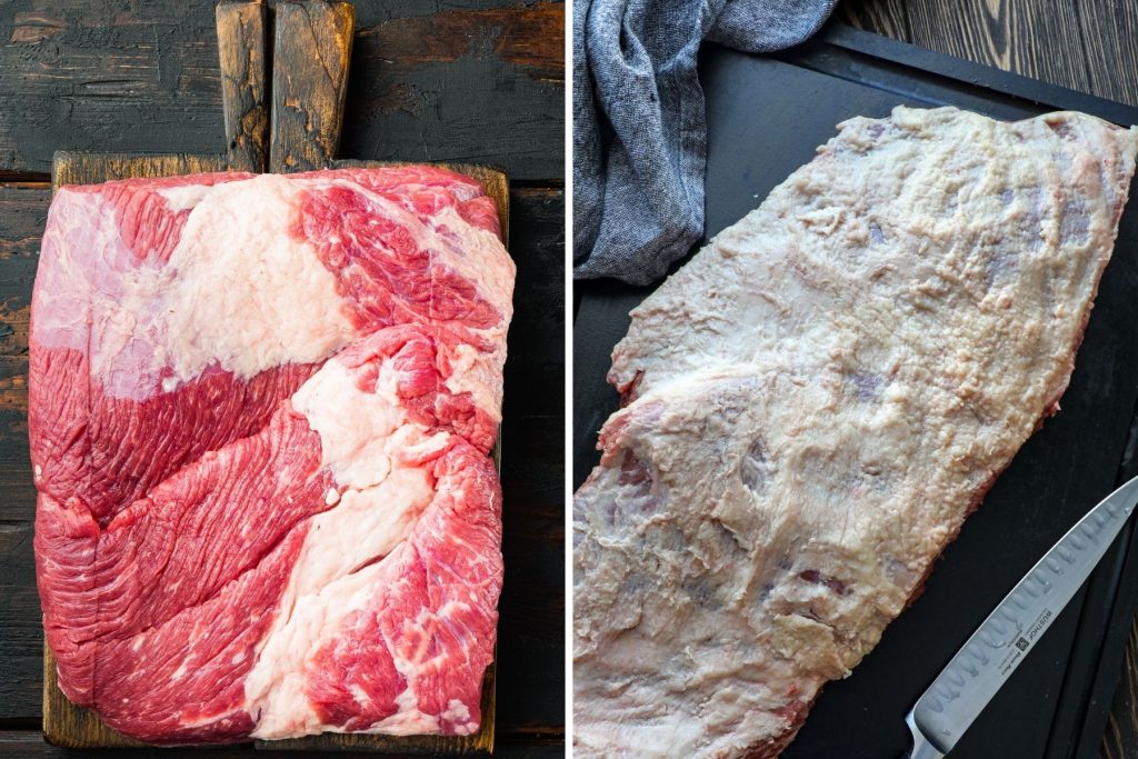 Brisket flat vs the brisket point (deckle)