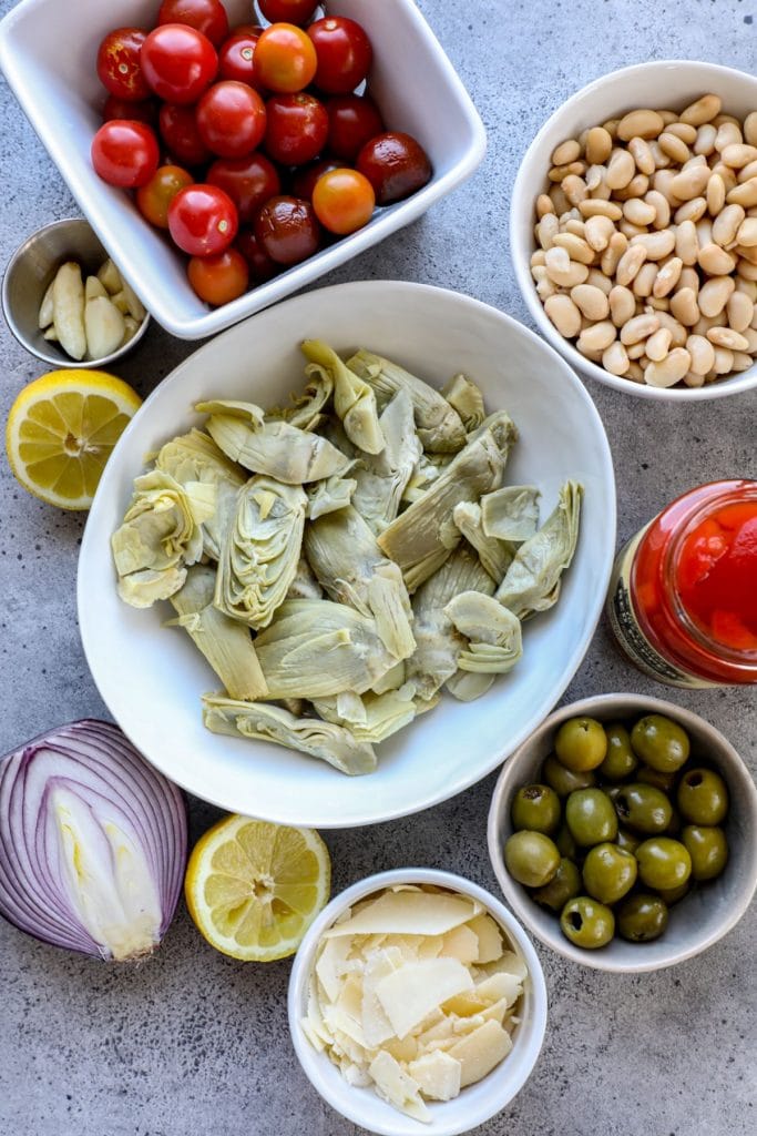 Crispy Artichoke Salad Recipe  ingredients 