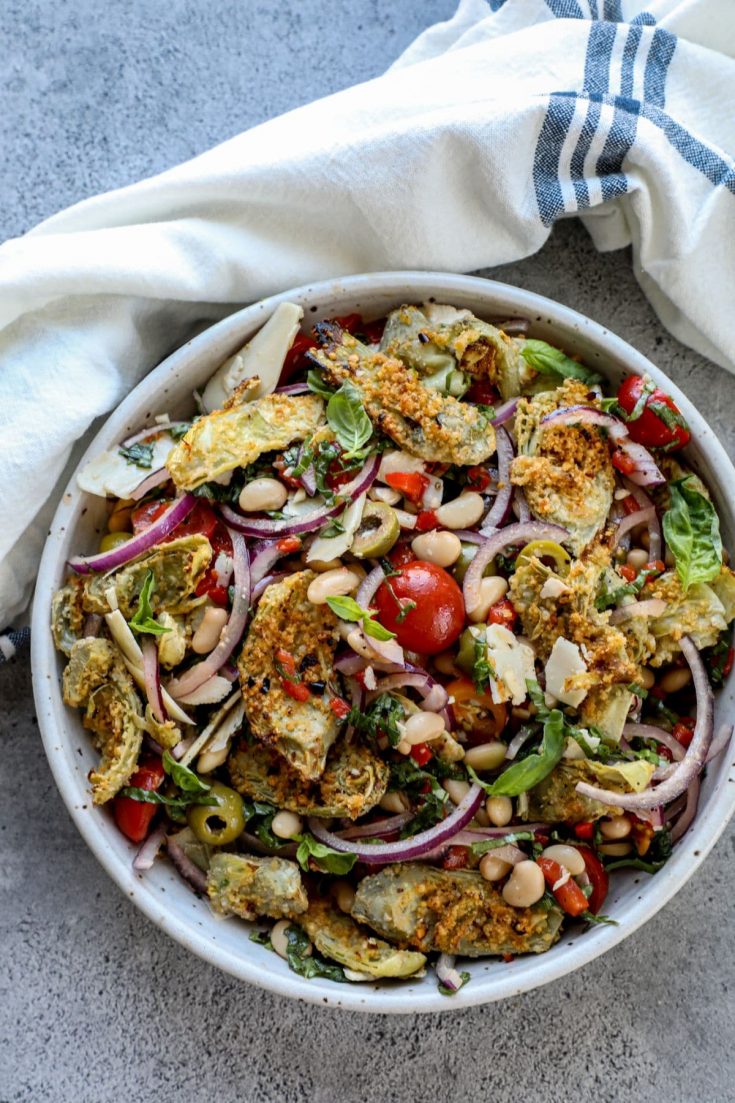 Crispy Artichoke Salad Recipe Bonappeteach