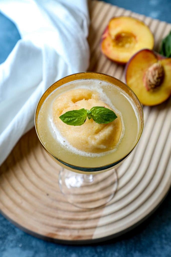 Frozen Peach Bellini 