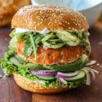 Smoked Salmon Burgers