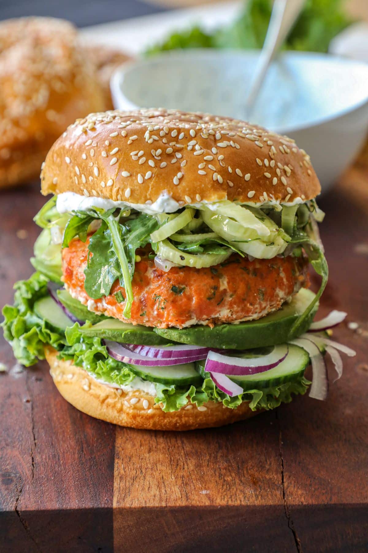 Smoked Salmon Burgers - Bonappeteach