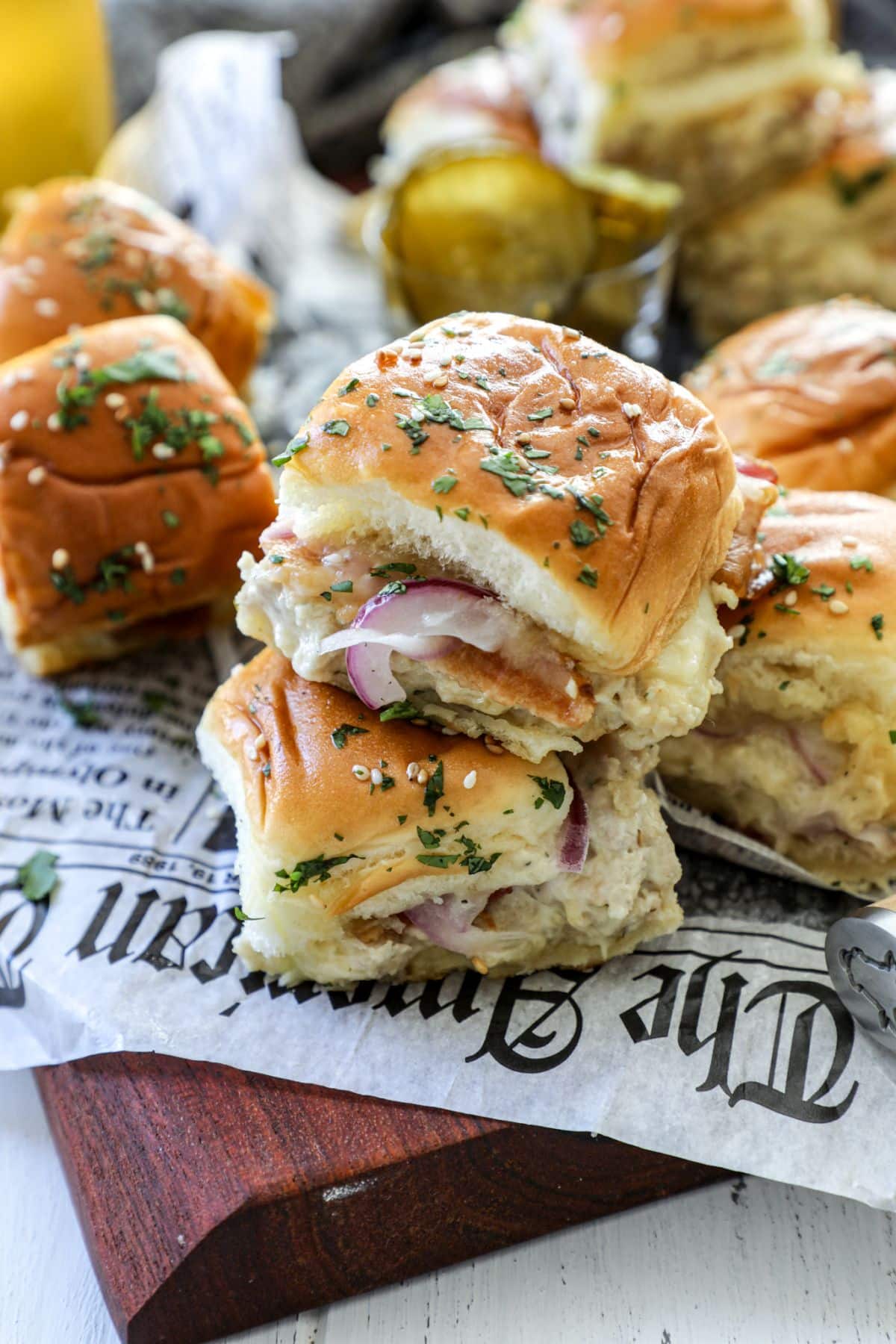 Chicken Bacon Ranch Sliders Bonappeteach