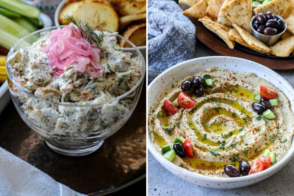 Dips to serve with air fryer pita chips