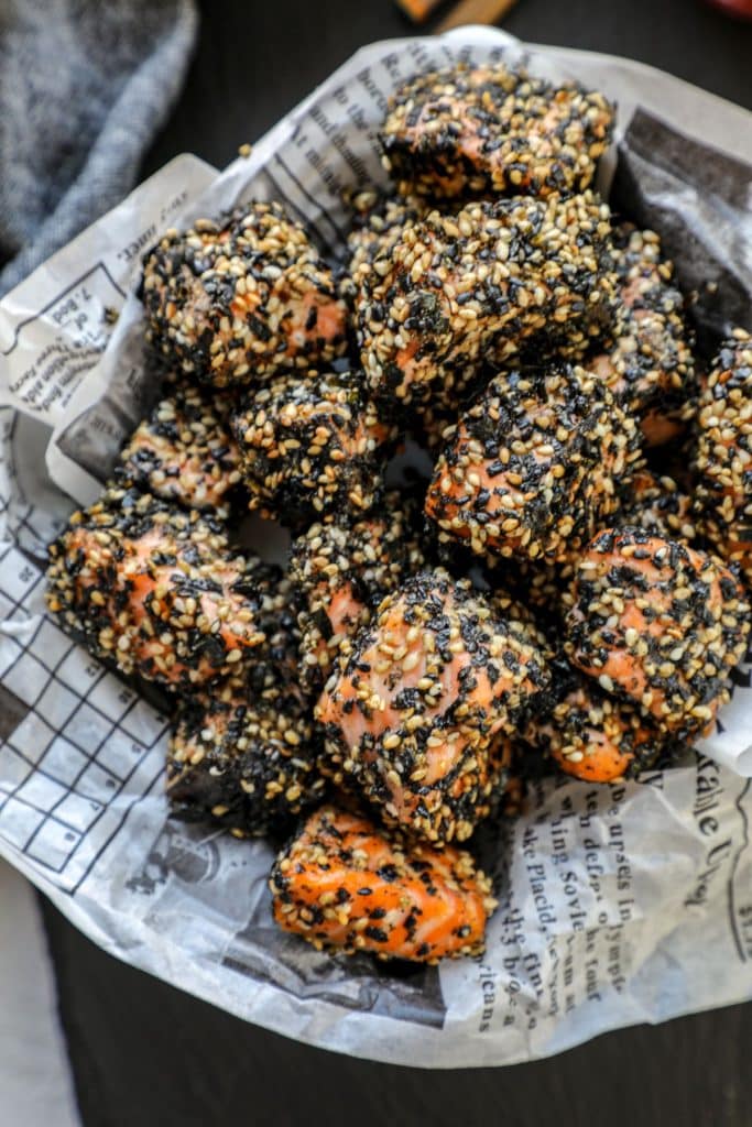 Furikake Salmon Nuggets Recipe