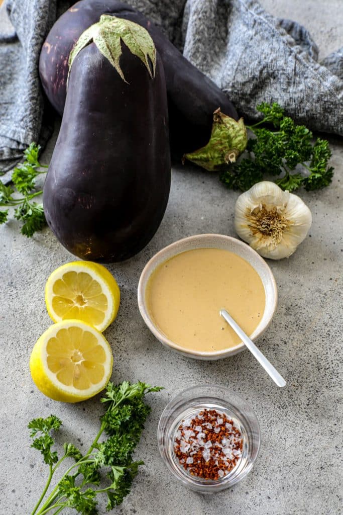 Smoked Baba Ganoush Recipe ingredients