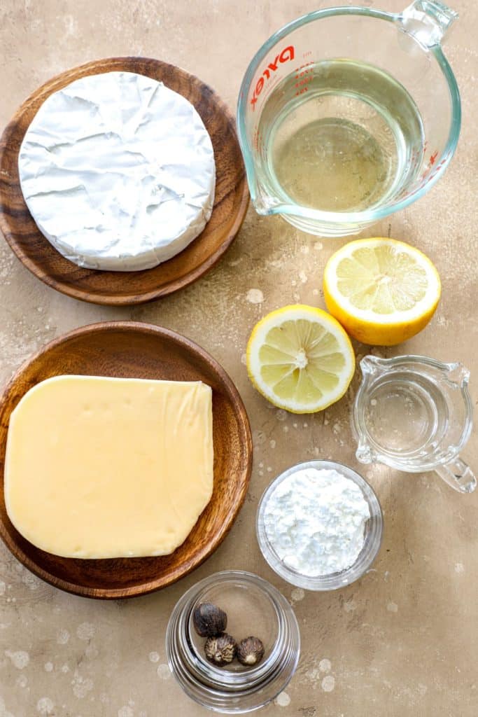 Brie Fondue Recipe ingredients 