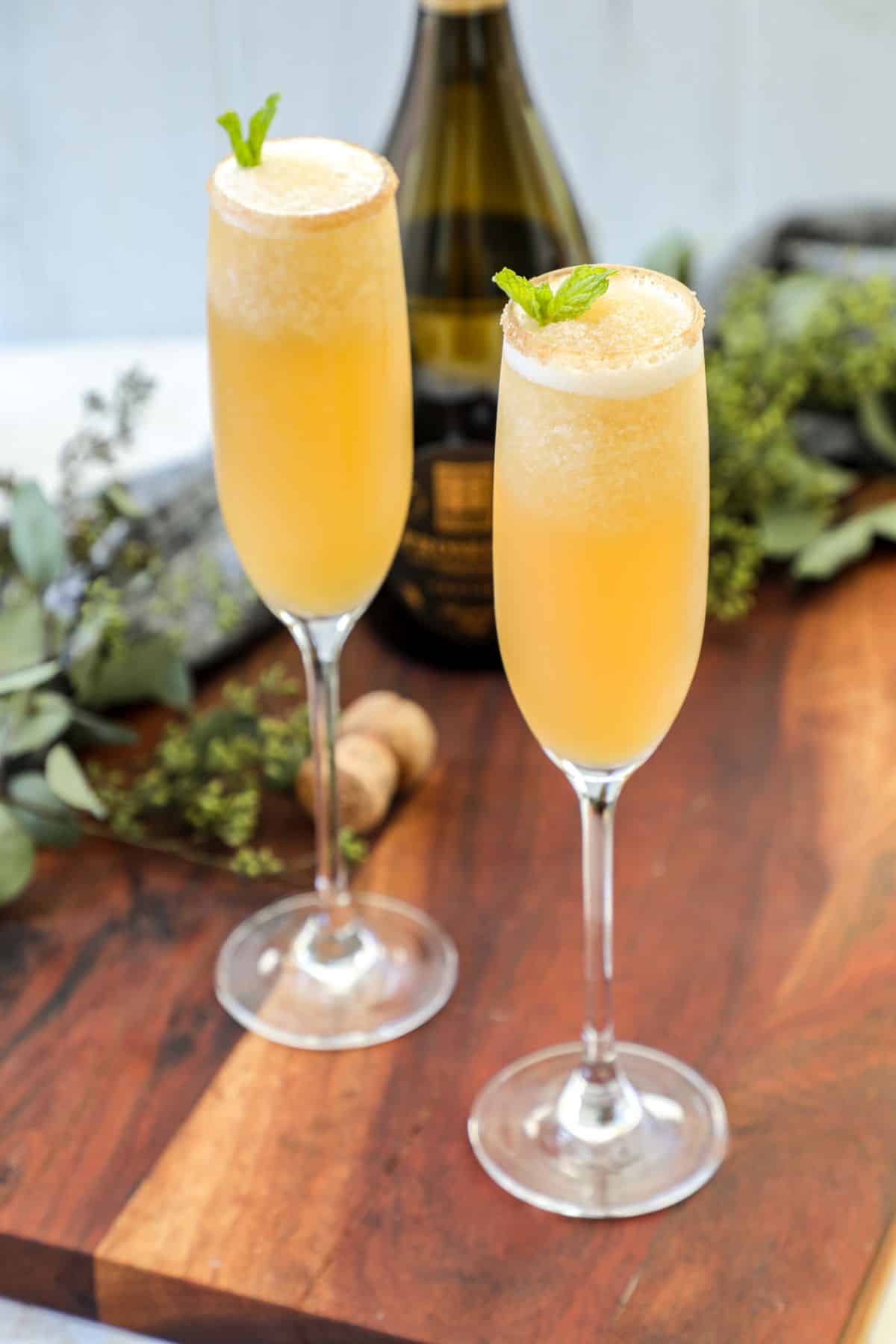 Frozen Apple Cider Mimosa Bonappeteach