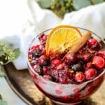 Maple Bourbon Cranberry Sauce