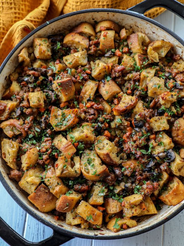 Smoked stuffing recipe