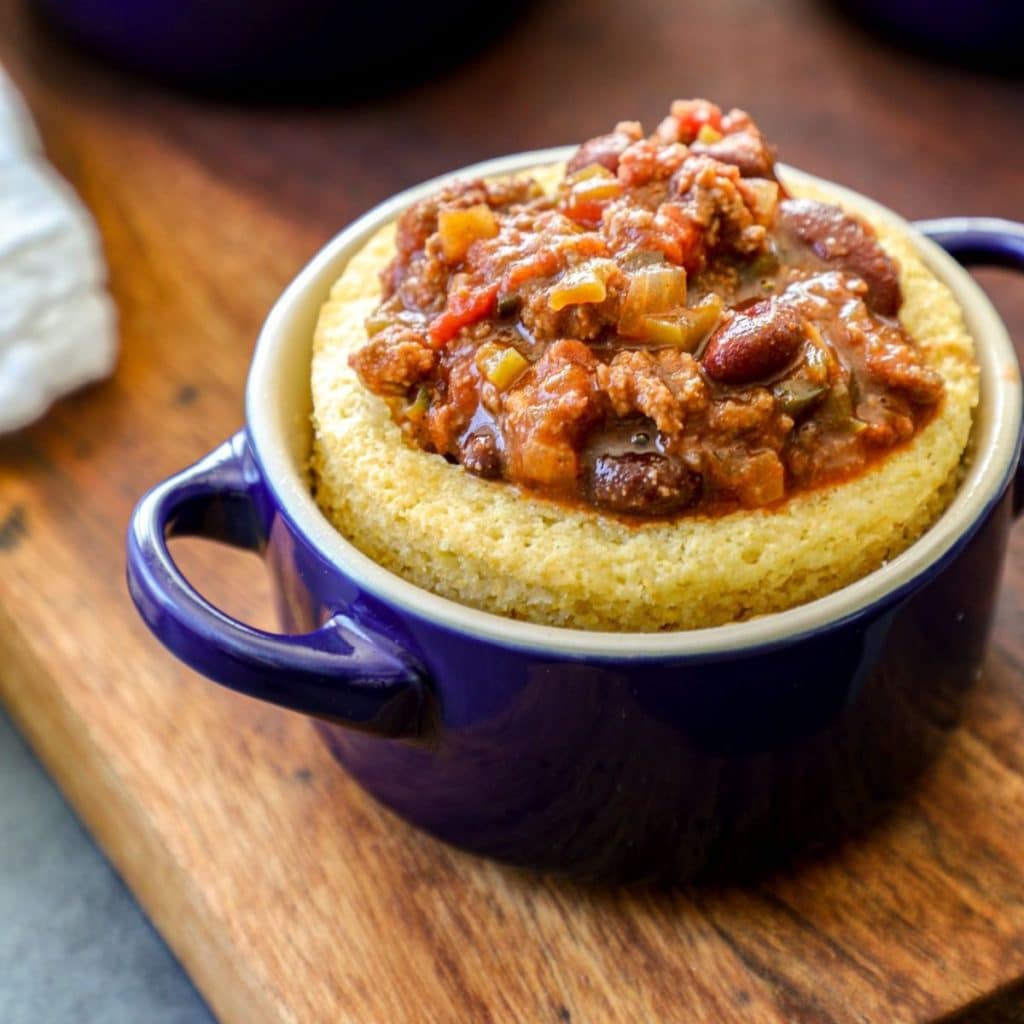 Homemade Cornbread Bowls For Chili