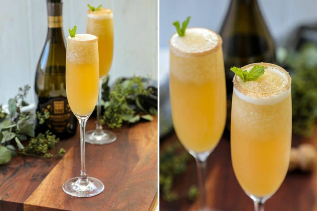 Frozen Apple Cider Mimosa