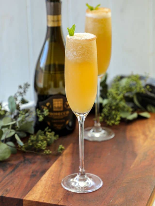 Frozen Apple Cider Mimosa