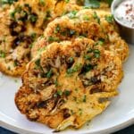 Air fryer cauliflower steaks