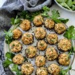 Smoked Stuffed Mushrooms