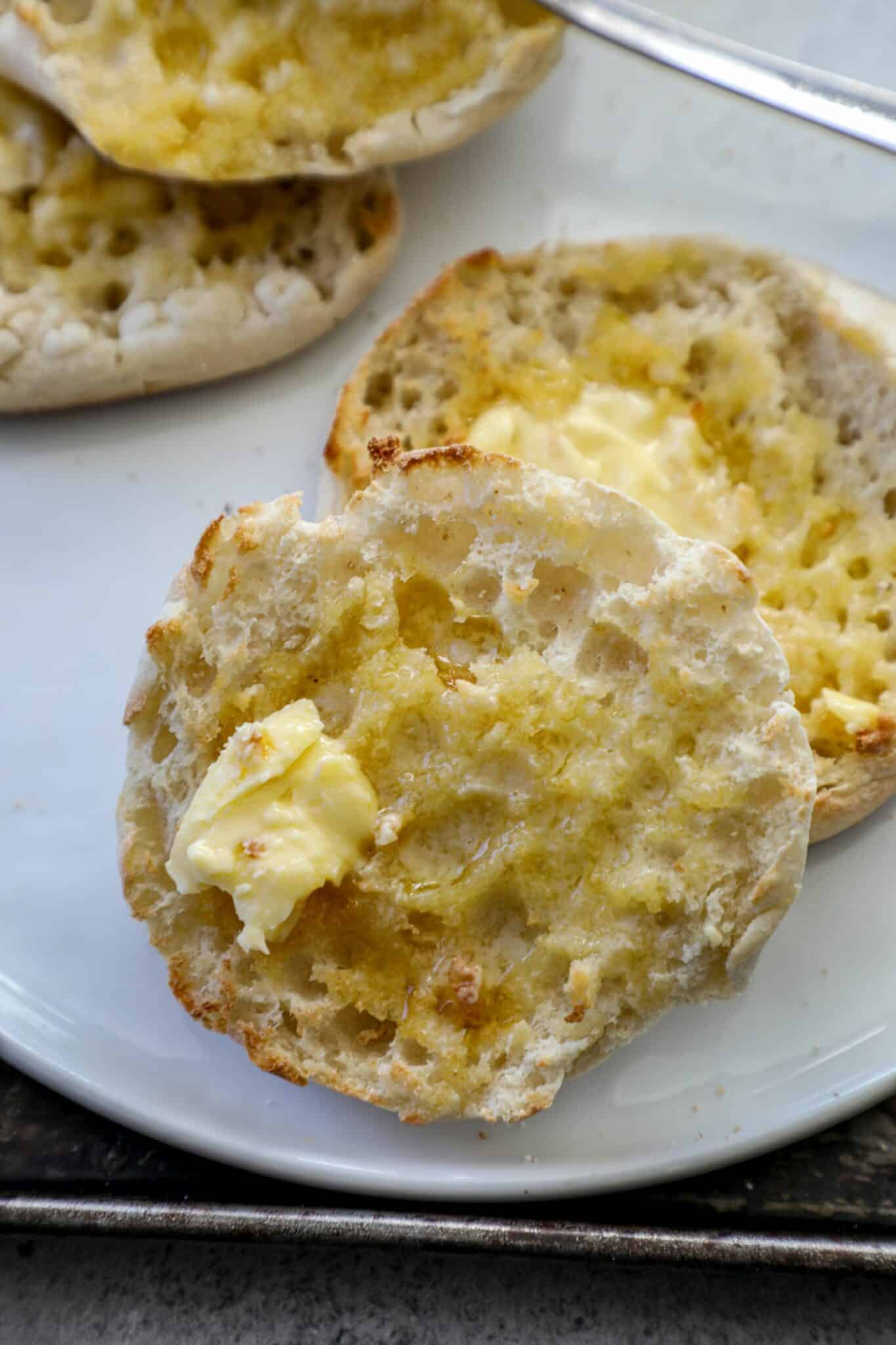 Air Fryer English Muffins - The Frizzled Leek