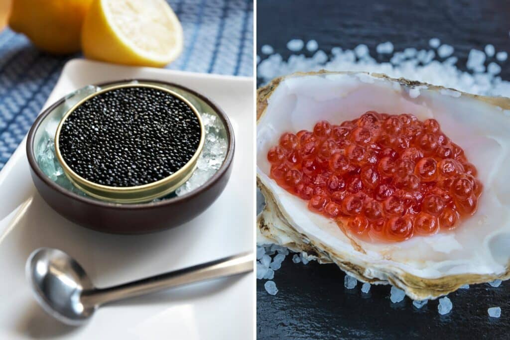 caviar and roe