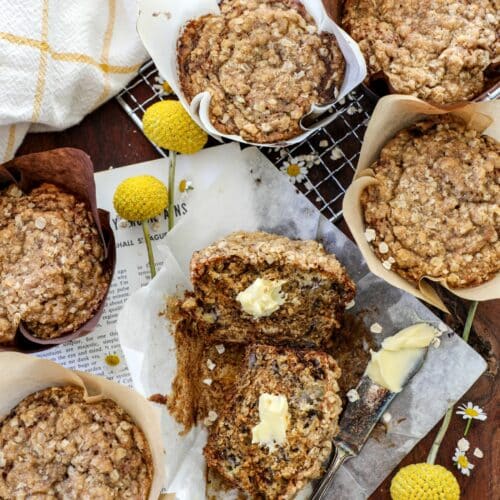 Banana Oatmeal Muffins Recipe Bonappeteach
