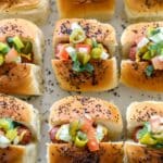 Mini Chicago Hot Dogs Sliders